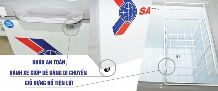 tủ đông sanaky vh-2599w1 250 lít