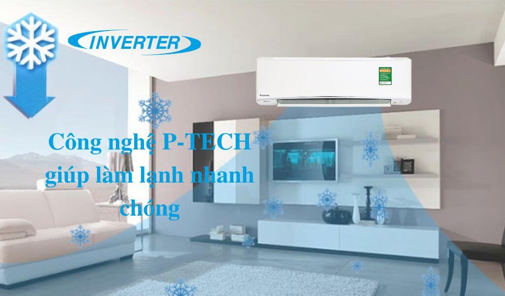 Công nghệ P-Tech làm lạnh nhanh chóng Công nghệ P-Tech làm lạnh nhanh chóng
