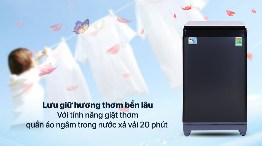 Máy giặt Aqua 10 KG AQW-F100GT.BK - Tính năng giặt thơm