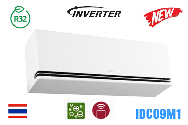 LG IDC09M1, Điều hòa 1 chiều inverter LG 9000BTU ion