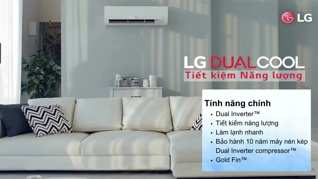 Máy lạnh LG Inverter 1HP IEC09G1