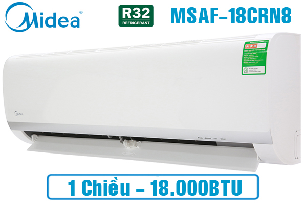 MSAFII-18CRN8, Điều hòa Midea 18000BTU 1 chiều gas R32