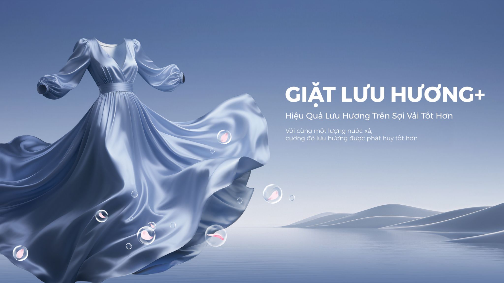 Tổng kho điều hòa, điện máy miền Bắc tại Hà Nội Công nghệ giặt lưu hương+ giúp lưu giữ hương thơm trên sợi vải