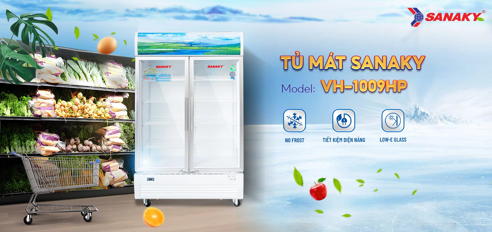 Tủ Mát Sanaky VH-1009HP Tủ Mát Sanaky VH-1009HP
