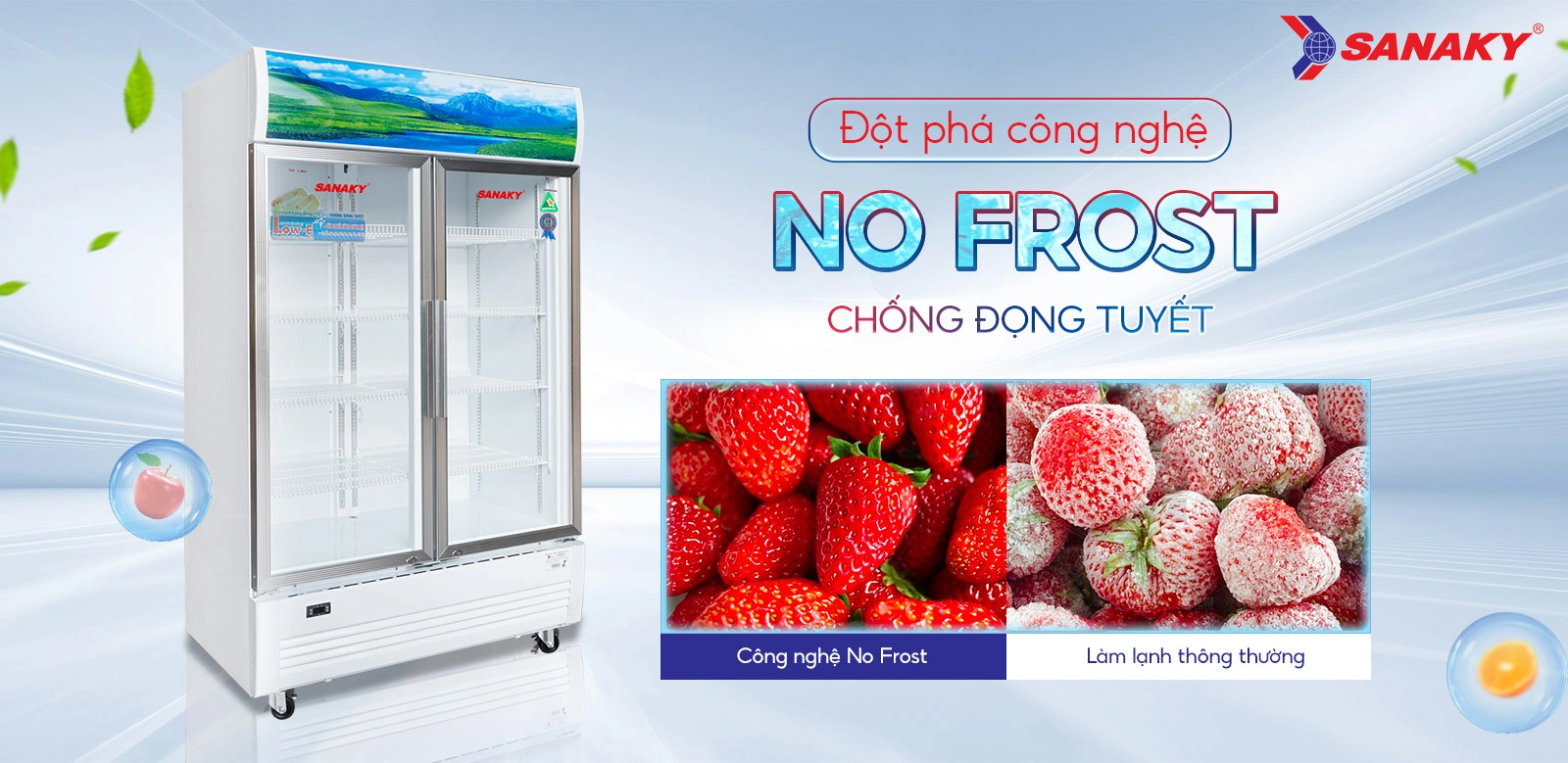 Đột phá công nghệ No-frost chống đọng tuyết Đột phá công nghệ No-frost chống đọng tuyết
