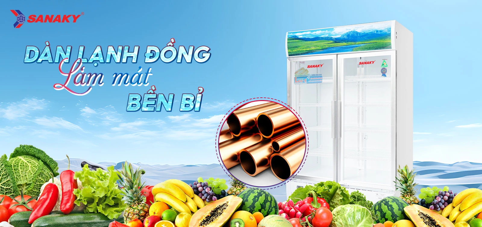 Dàn lạnh đồng làm mát bền bỉ Dàn lạnh đồng làm mát bền bỉ
