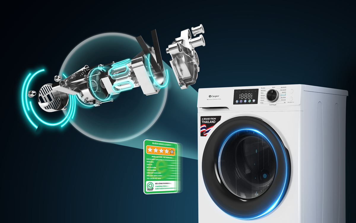 Máy giặt cửa ngang ProWash 8kg WF-D8VWR1 | Casper Vietnam