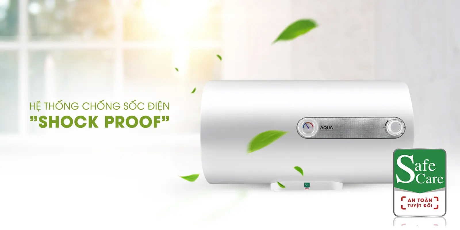 Bình nóng lạnh Aqua 20 lit AES20H- super
