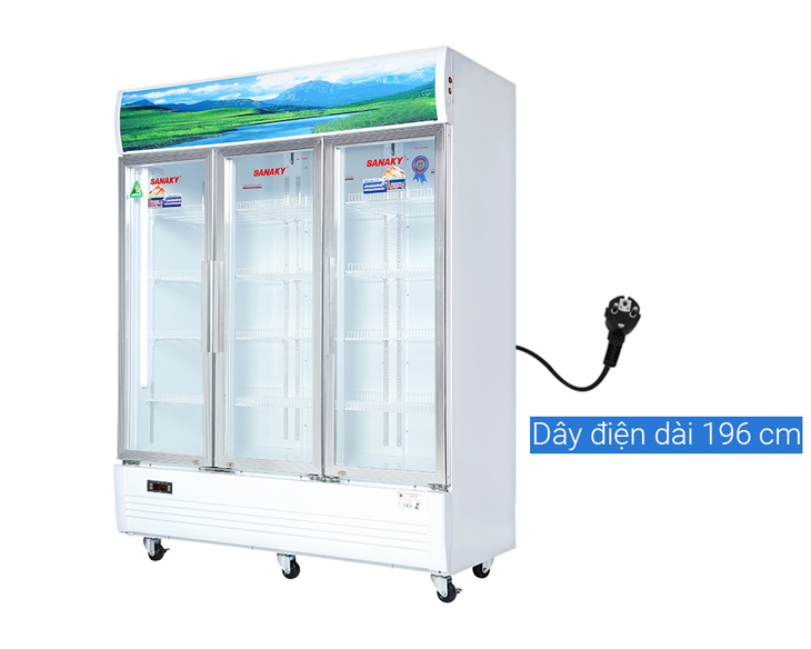 Tủ mát Sanaky 1400 lít VH-1520HP giá tốt, giao nhanh