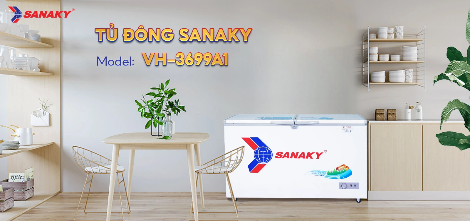 Tủ Đông Sanaky VH-3699A1 Tủ Đông Sanaky VH-3699A1