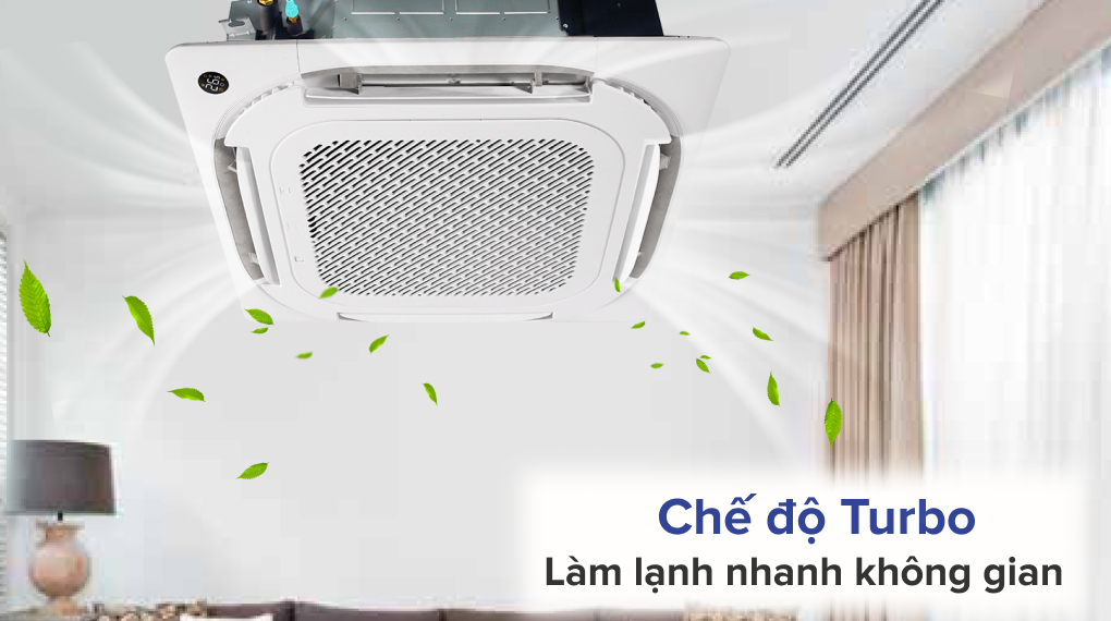 Máy lạnh âm trần 2 chiều 2.5 HP Midea MCD1-24HRDN1 - Chế độ Turbo Máy lạnh âm trần 2 chiều 2.5 HP Midea MCD1-24HRDN1 - Chế độ Turbo