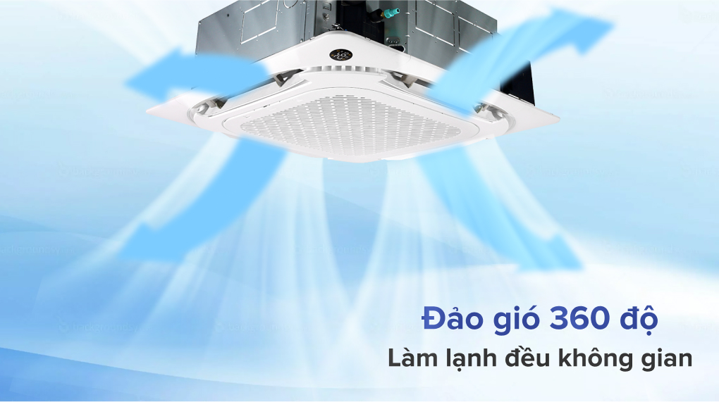 Máy lạnh âm trần 2 chiều 2.5 HP Midea MCD1-24HRDN1 - Đảo gió 360 độ Máy lạnh âm trần 2 chiều 2.5 HP Midea MCD1-24HRDN1 - Đảo gió 360 độ