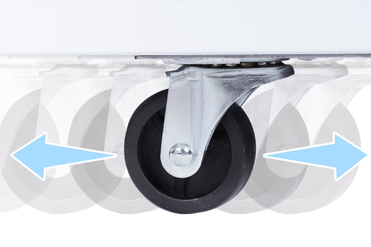 Bánh xe di chuyển linh hoạt của Tủ Đông Sanaky Inverter VH 8699HY3