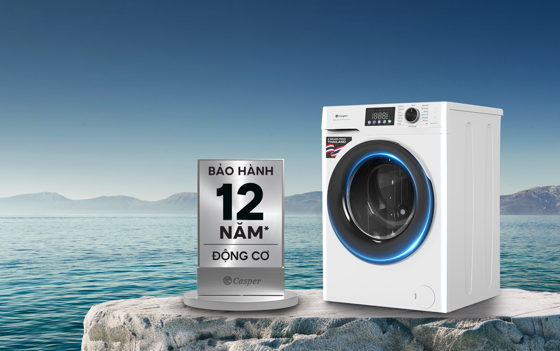 Máy giặt Casper ProWash WF-D8VWR1 inverter 8Kg