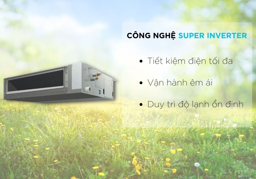 Máy lạnh Daikin giấu trần dòng Inverter tiêu chuẩn Model FBFC100DVM9 RZFC100DVM BRC2E61