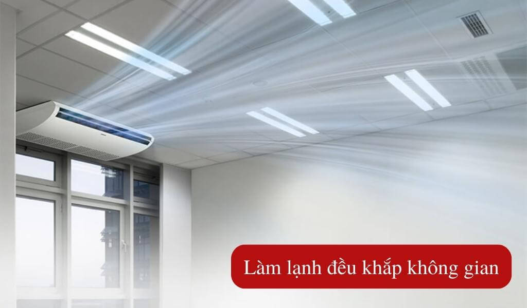 Làm lạnh đều khắp căn phòng