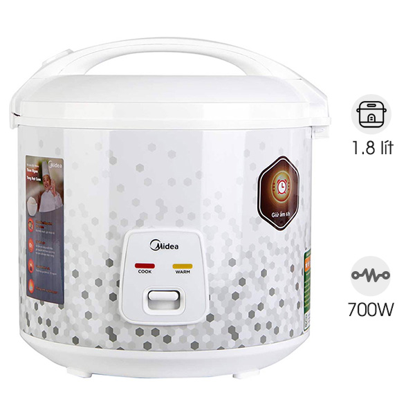 Nồi cơm điện Midea 1.8 lít MR-CM18SQ - META.vn