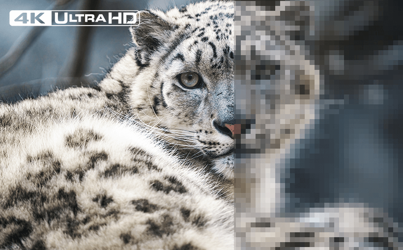 Smart tivi Casper 55QG8000 được trang bị màn hình có độ phân giải 4K (UHD)