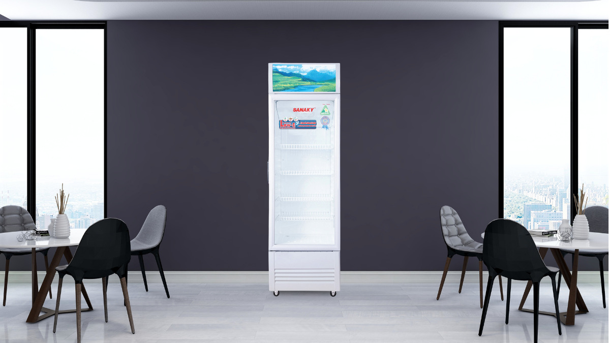 Tủ Mát Sanaky 240 Lít VH-308KL sở hữu thiết kế hiện đại, trang nhã