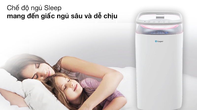 Máy lọc không khí Casper AP-500MAI - Chế độ ngủ Sleep Máy lọc không khí Casper AP-500MAI - Chế độ ngủ Sleep
