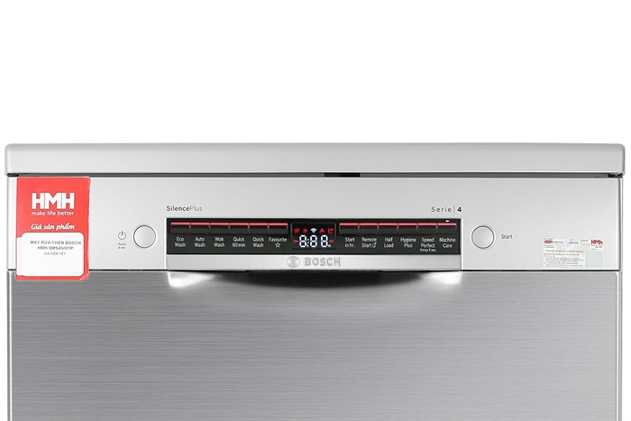 Máy rửa bát độc lập Bosch SMS4IVI01P Màu Bạc