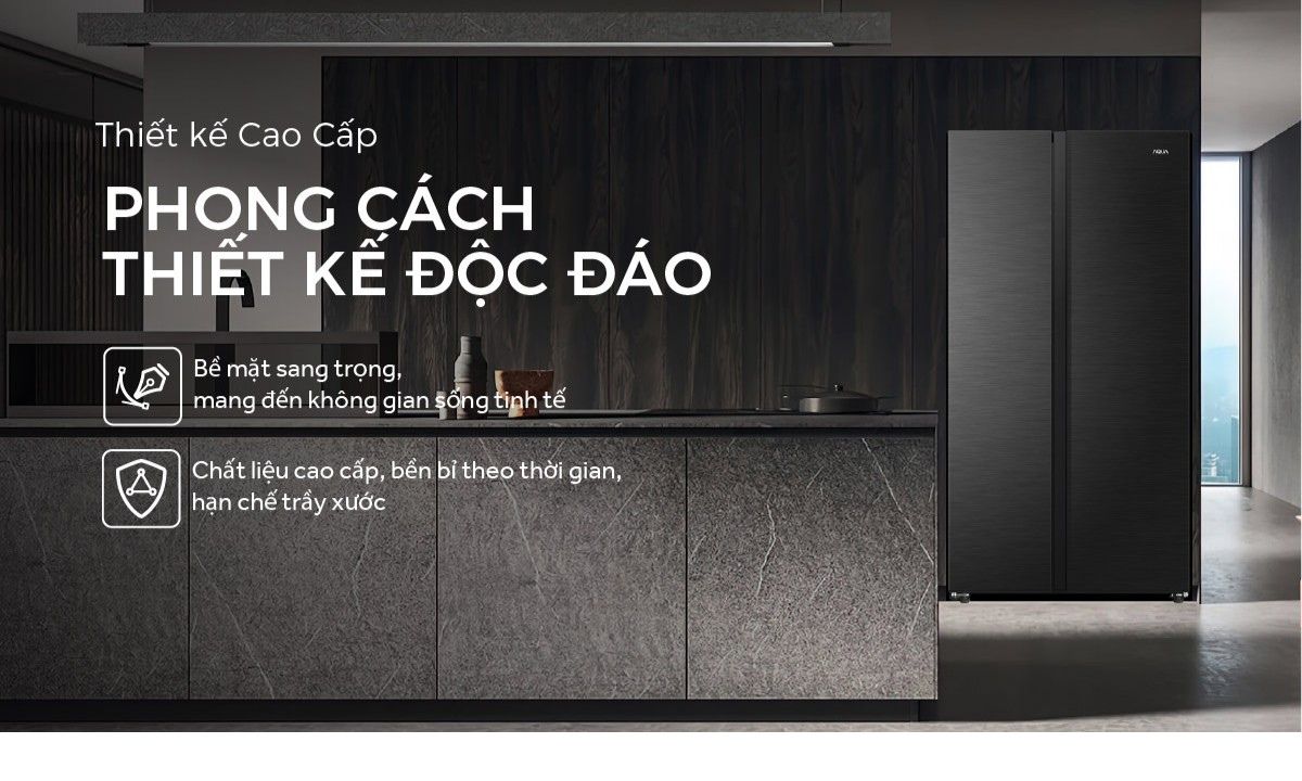 Tủ lạnh Aqua Inverter 646 lít AQR-S682XA(FS)